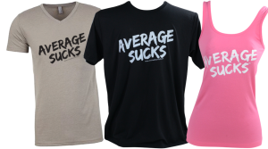 Average Sucks Tanks & Tees